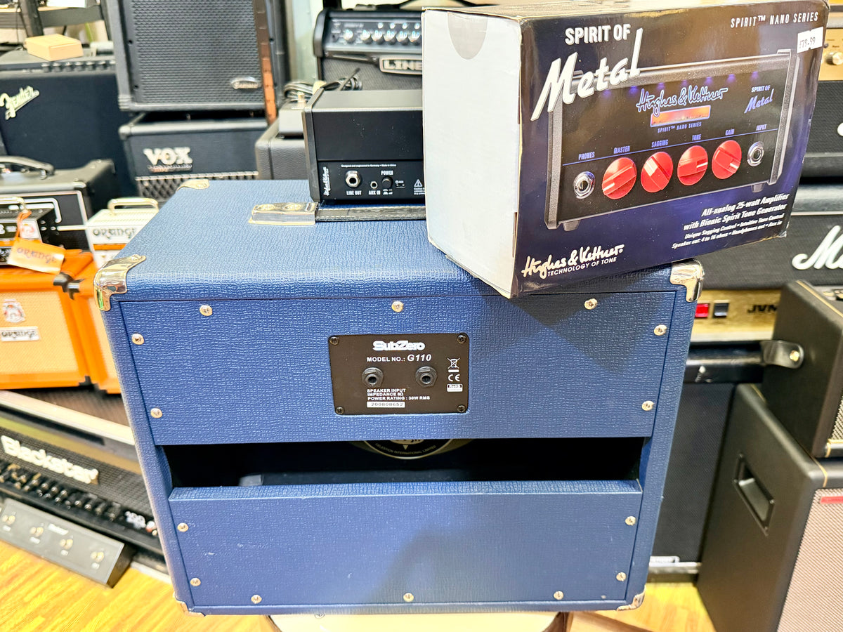 Hughes & Kettner Spirit of Metal Nano Amp + SubZero 1x10 Celestion Cab!