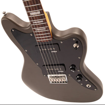 Vintage V65H ReIssued Hard Tail Electric Guitar ~ Satin Grey