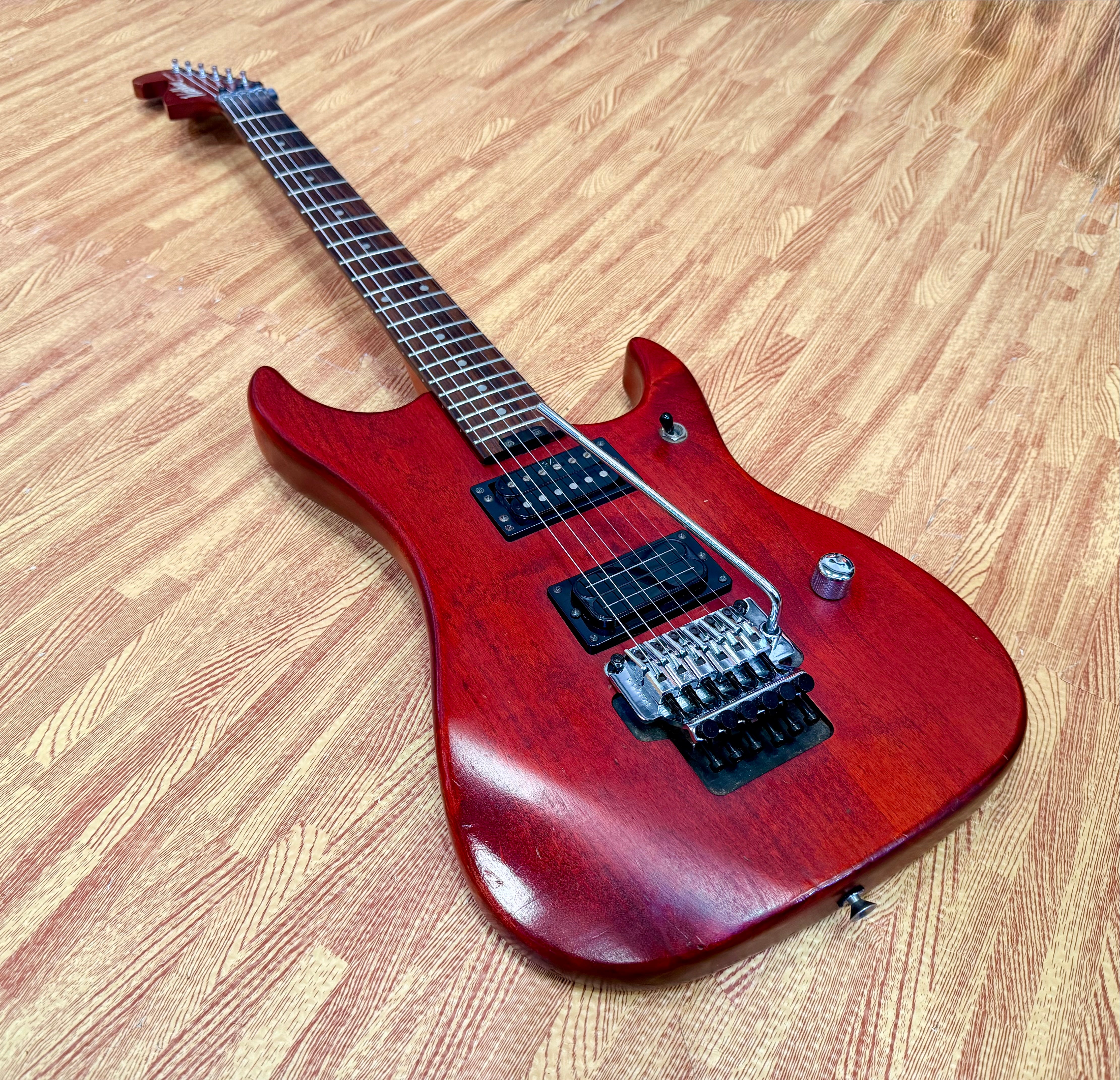 🔥1994🔥 Washburn N2 Nuno Bettencourt~ Korea Padauk Red + Gotoh + Bill Lawrence!