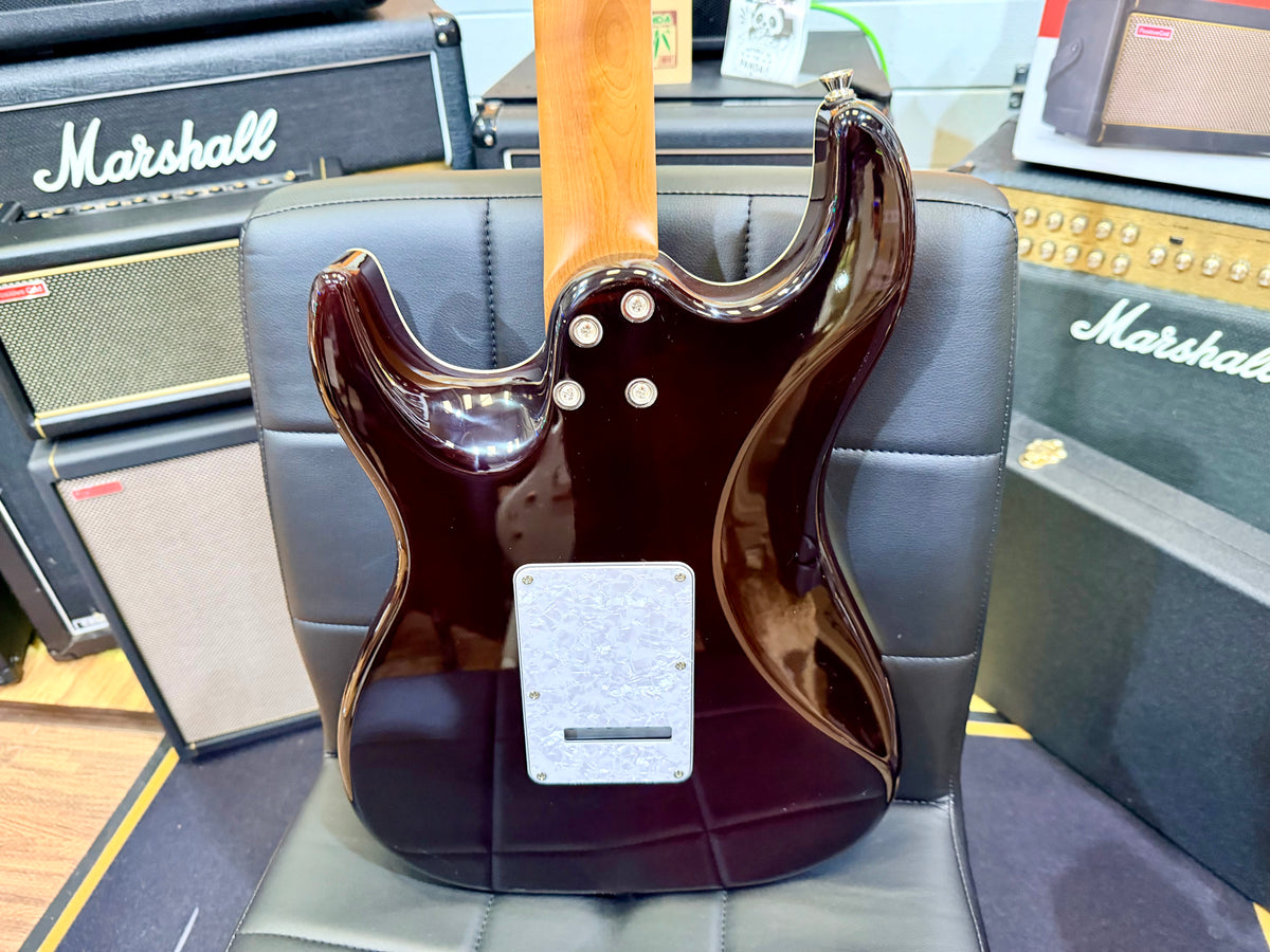 ⚡️NEW⚡️ JET JS-450 Flamed Ocean Blue Electric Guitar~ HSS Flame Top Strat~ 2026!