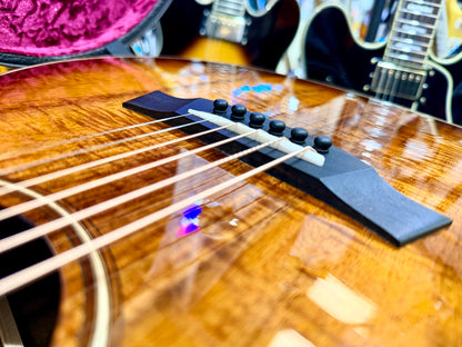 🔥HAWAIIAN KOA🔥 2022 Taylor K24ce~ V-Class~ Shaded Edgeburst~ USA + Hard Case!