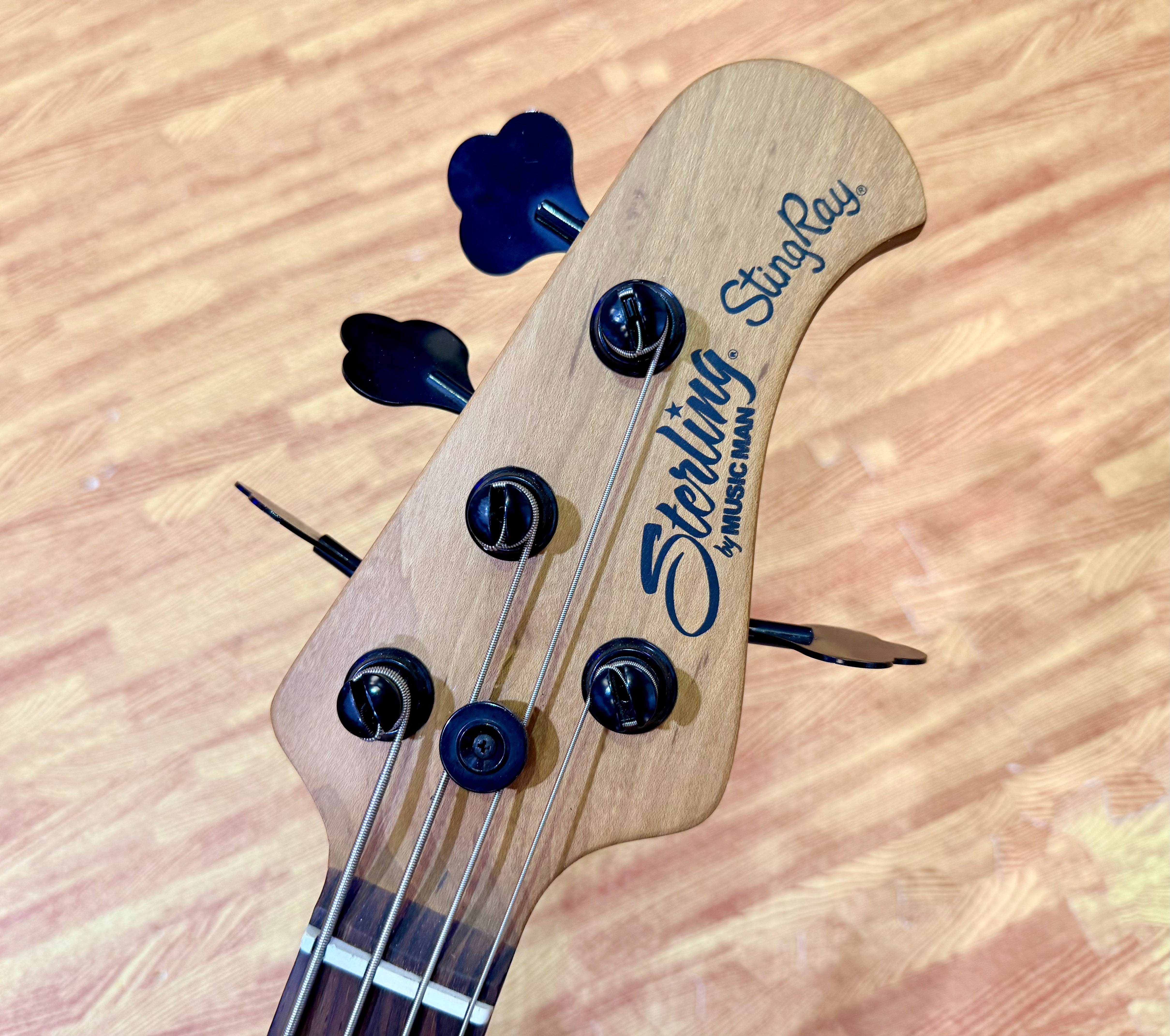 ✨2024✨ Sterling Music Man StingRay RAY34~ Purple Sparkle~ Electric Bass + Bag!