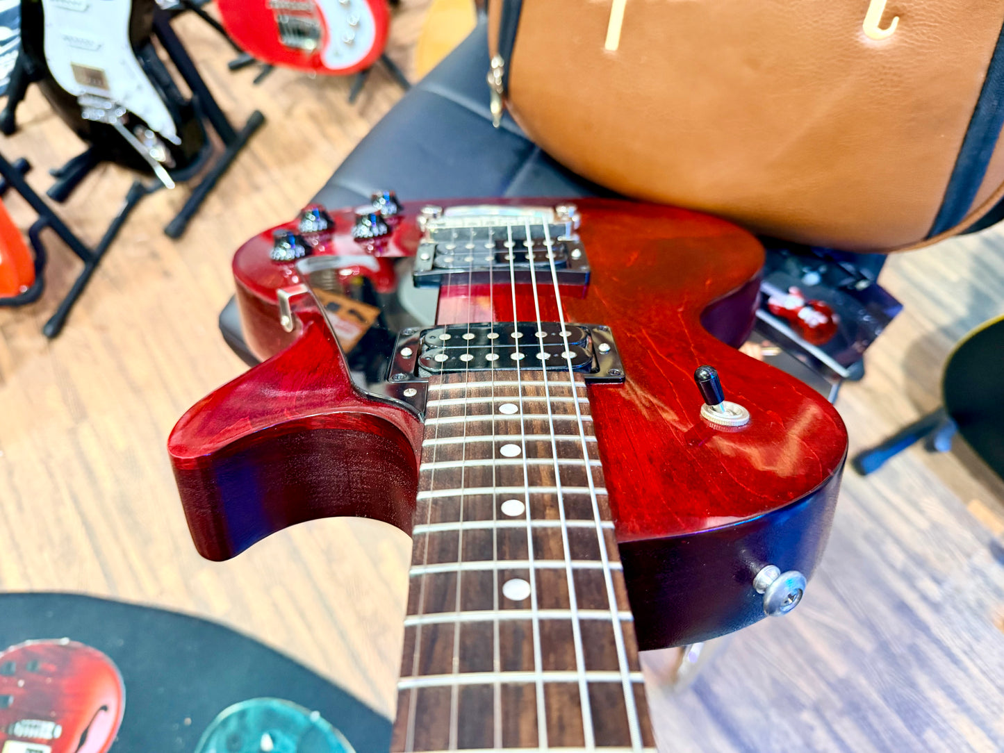 🌟2018🌟 Gibson USA Les Paul Studio Faded~ Worn Cherry~ Deluxe Gig Bag & Docs!