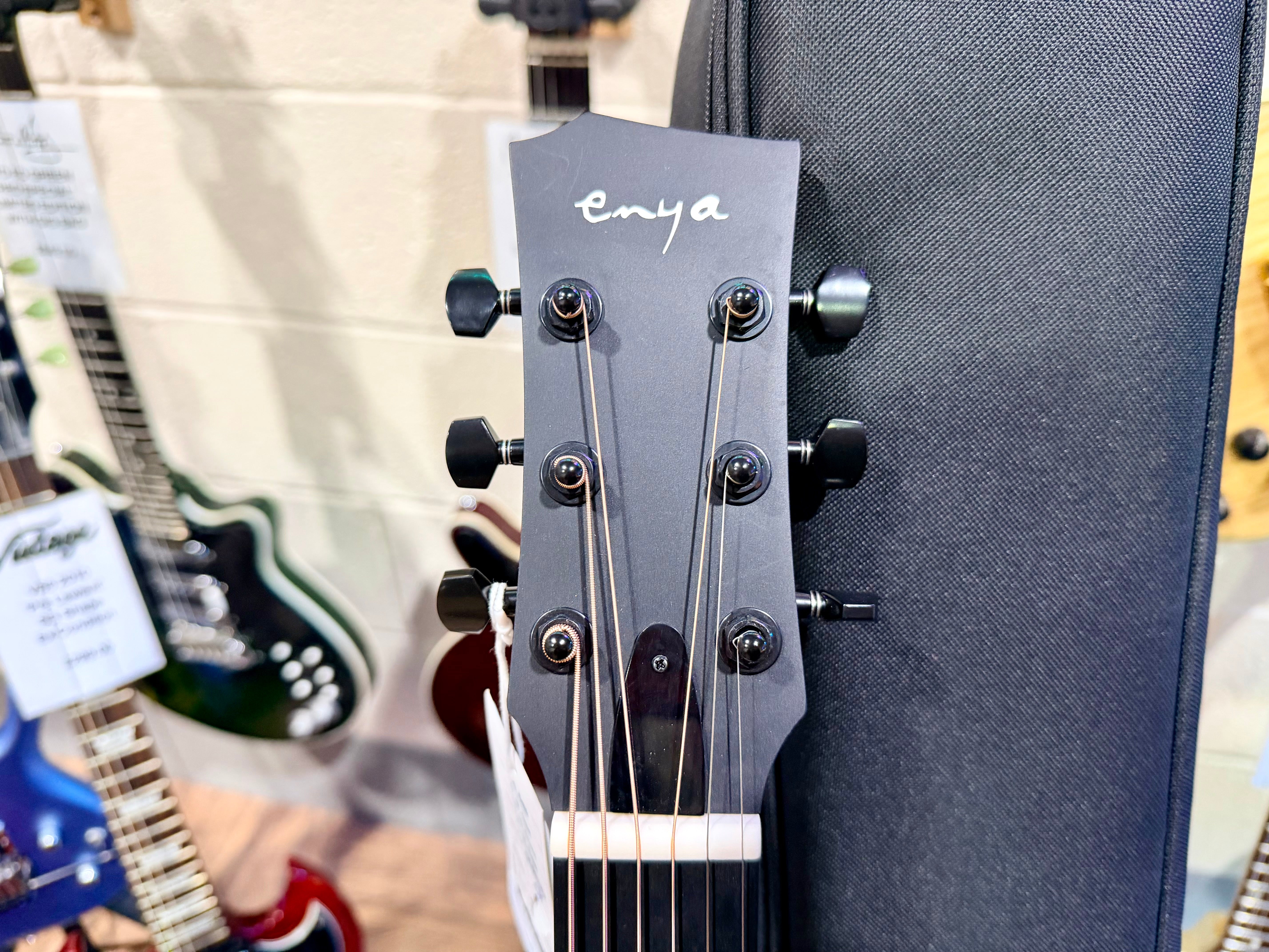 🔥NEW🔥 Enya EB-X1 EQ Pro 1/2 Sized Electro-Acoustic Travel Guitar~ Smart Pickup