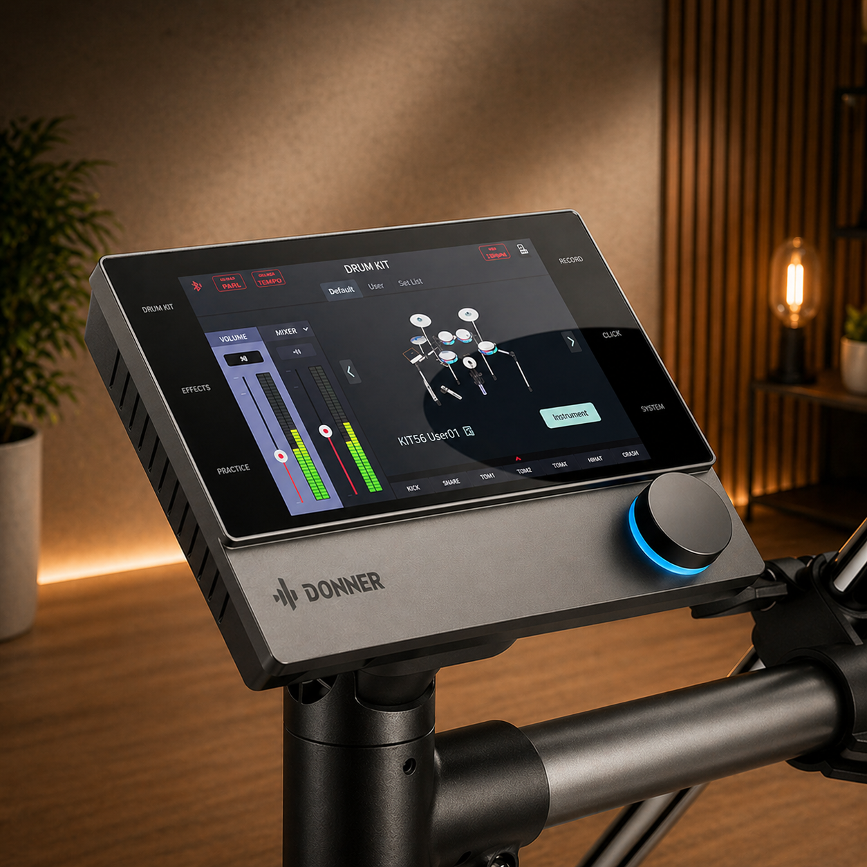 🥁OFFER!🥁 Donner DBEAT Electronic Drum Kit~ Touchscreen~ Mesh Pads + FREE Mat!