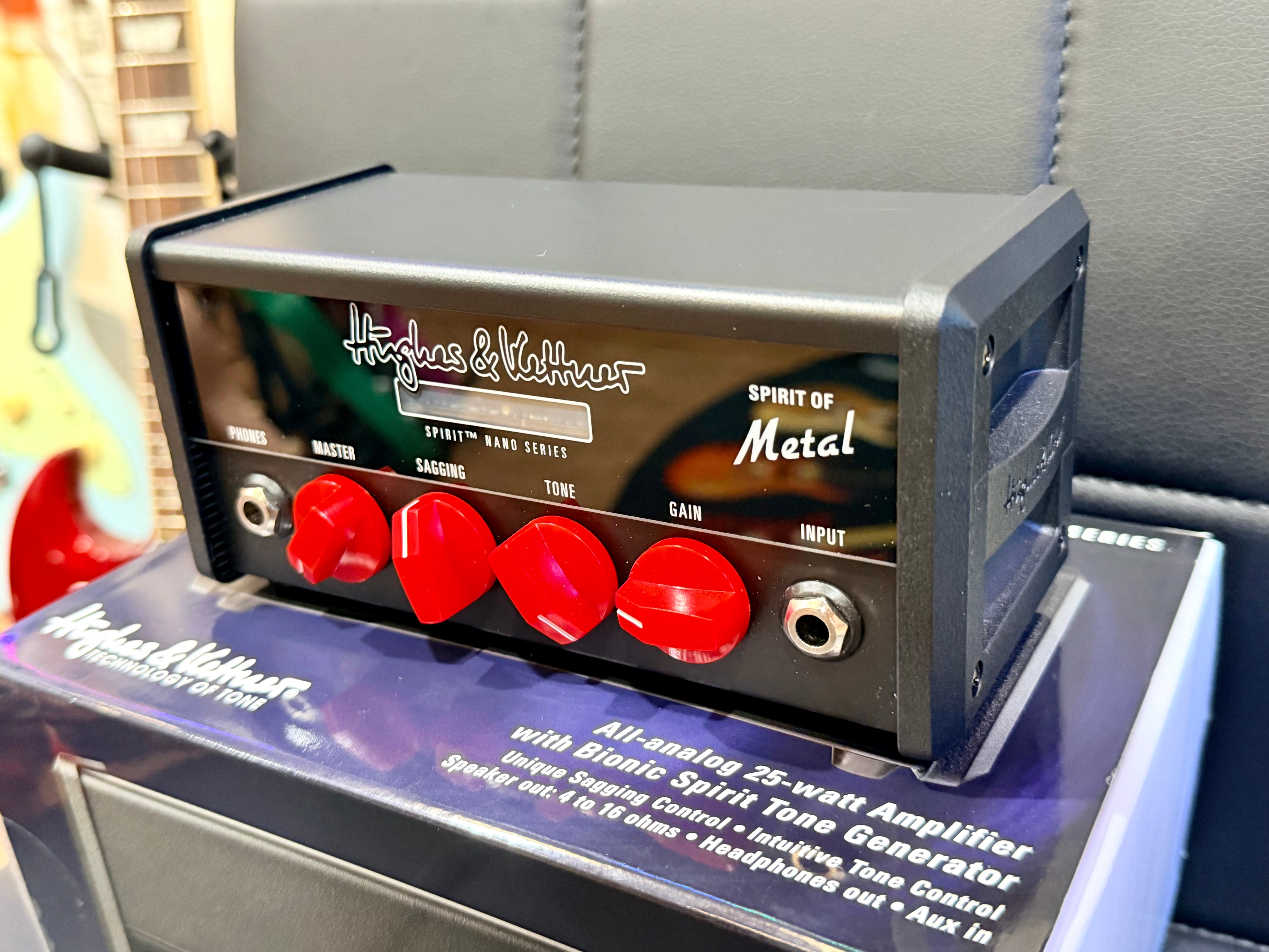 🎸 Hughes and Kettner Spirit of Metal Nano Amplifier Head~ Mini Amp 50w 🎸