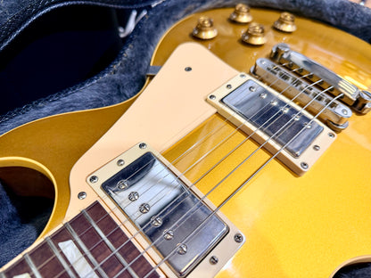 🌟 2005 Gibson USA Les Paul Standard Goldtop Jim Marshall OBE Signed + Case 🌟