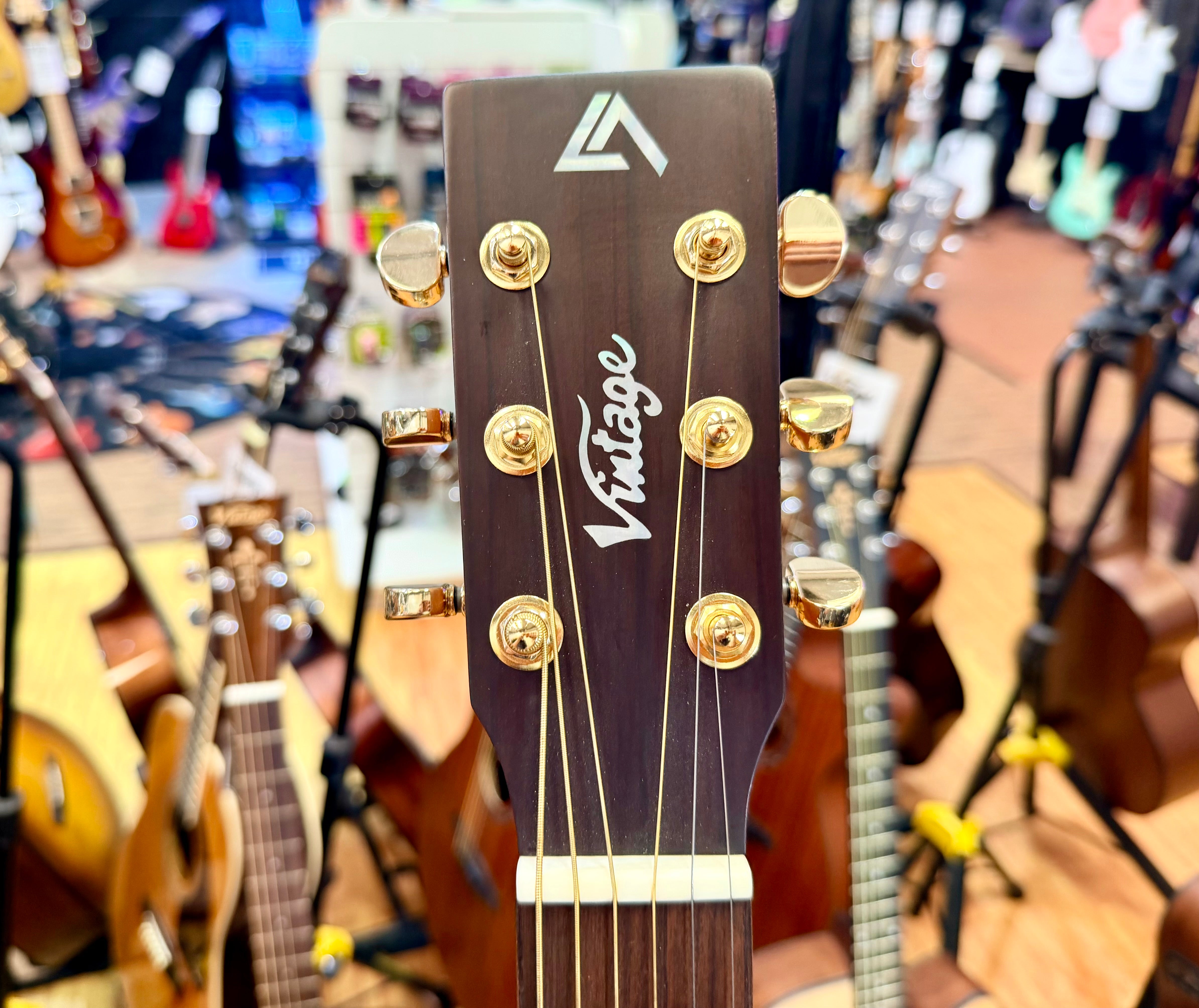 ⚡️NEW⚡️ Vintage Virtuoso Rory Evans Electro Acoustic Guitar VGA900RE~ Natural!