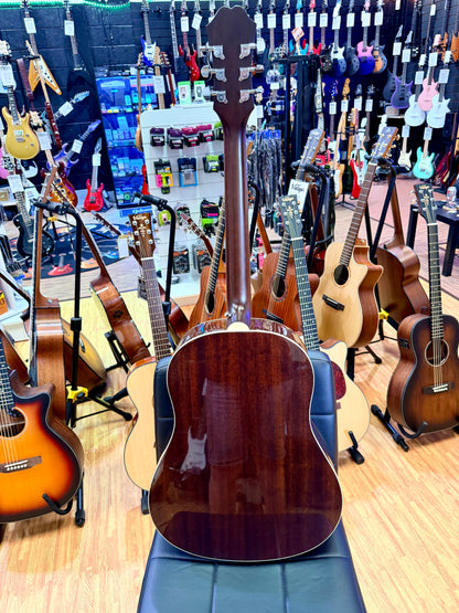 ⚡️2017⚡️ Epiphone AJ-220S/N Acoustic Guitar Natural~ Solid Top Dreadnought!