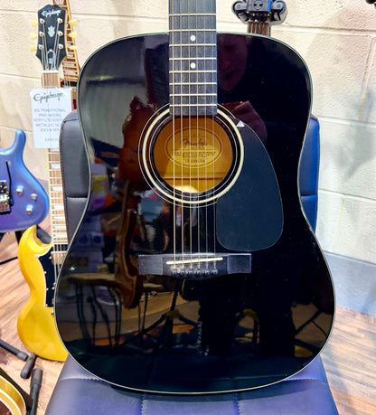 🎸PERFECT STARTER🎸 Fender DG-5 BLK Acoustic Guitar~ Full Size~ Gloss Black!
