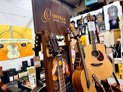 🔥NEW🔥 Ortega TourPlayer Electro-Acoustic Classical Guitar~ Nylon Thin~ Black!