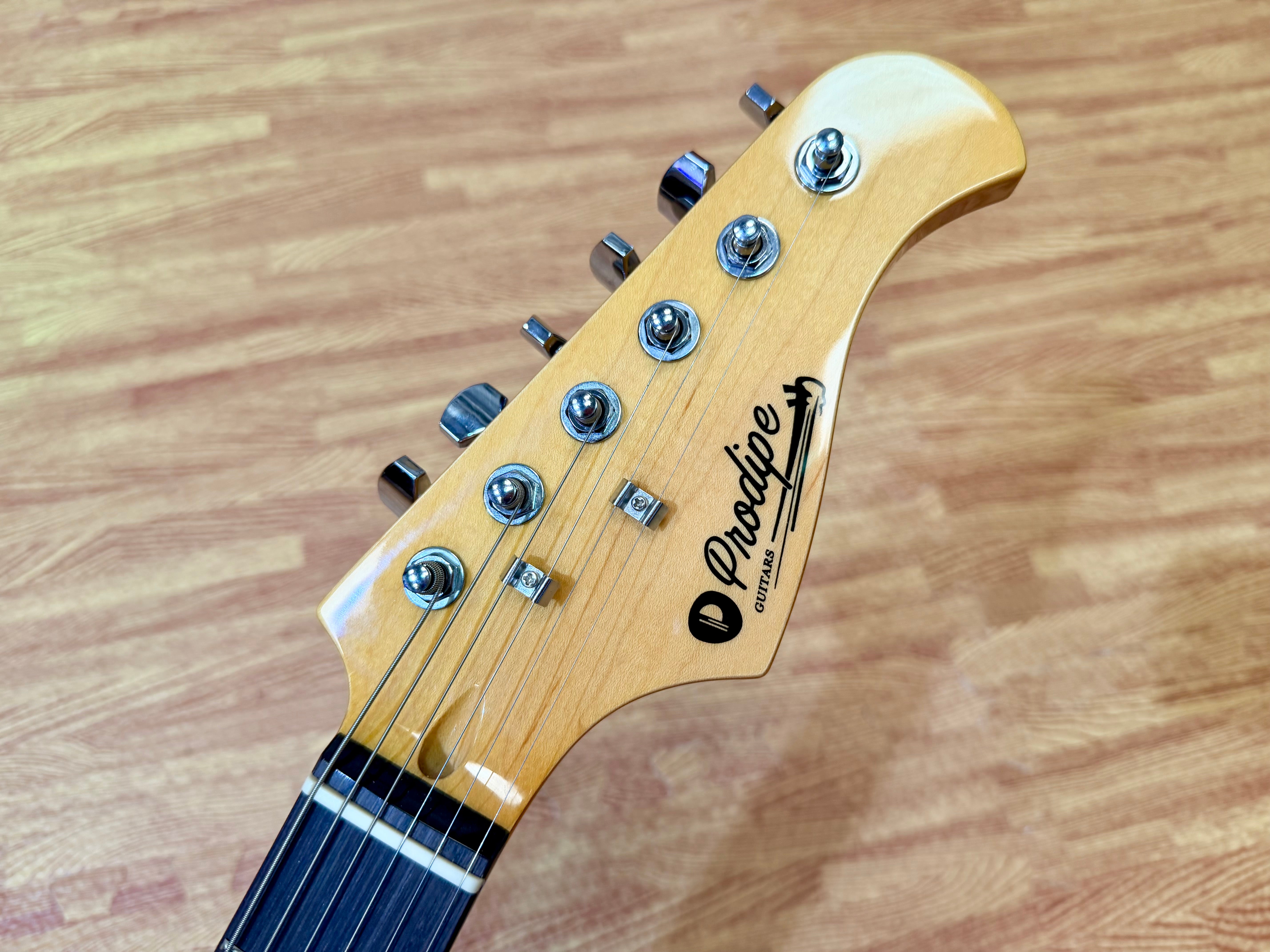🔥NEW🔥 Prodipe ST93 Trans Black HSS Electric Guitar~ Flamed Maple~ Alder Body!