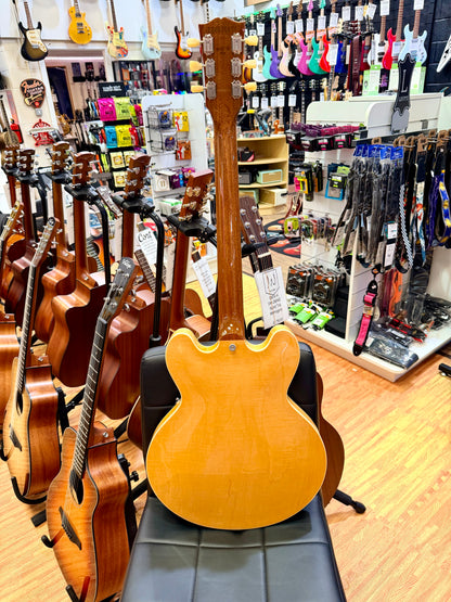 ✨MINT✨ Gibson ES-335 Figured Antique Natural~ Ex-Demo Semi-Hollow + Hard Case!