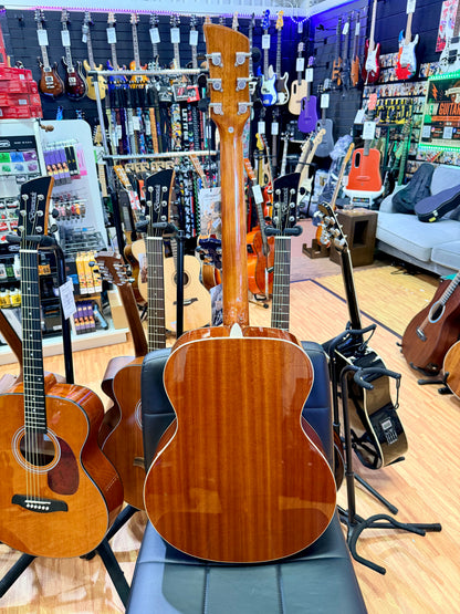Brunswick BF200BL Mahogany Folk Acoustic Guitar~ Blue Gloss