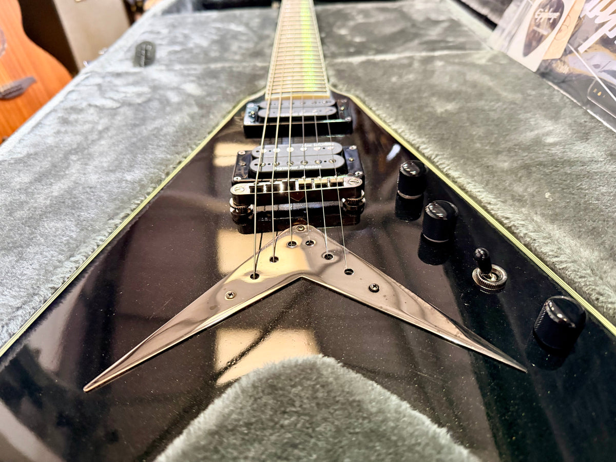 Epiphone Dave Mustaine Flying V Custom Black Metallic~ Seymour Duncan Signature