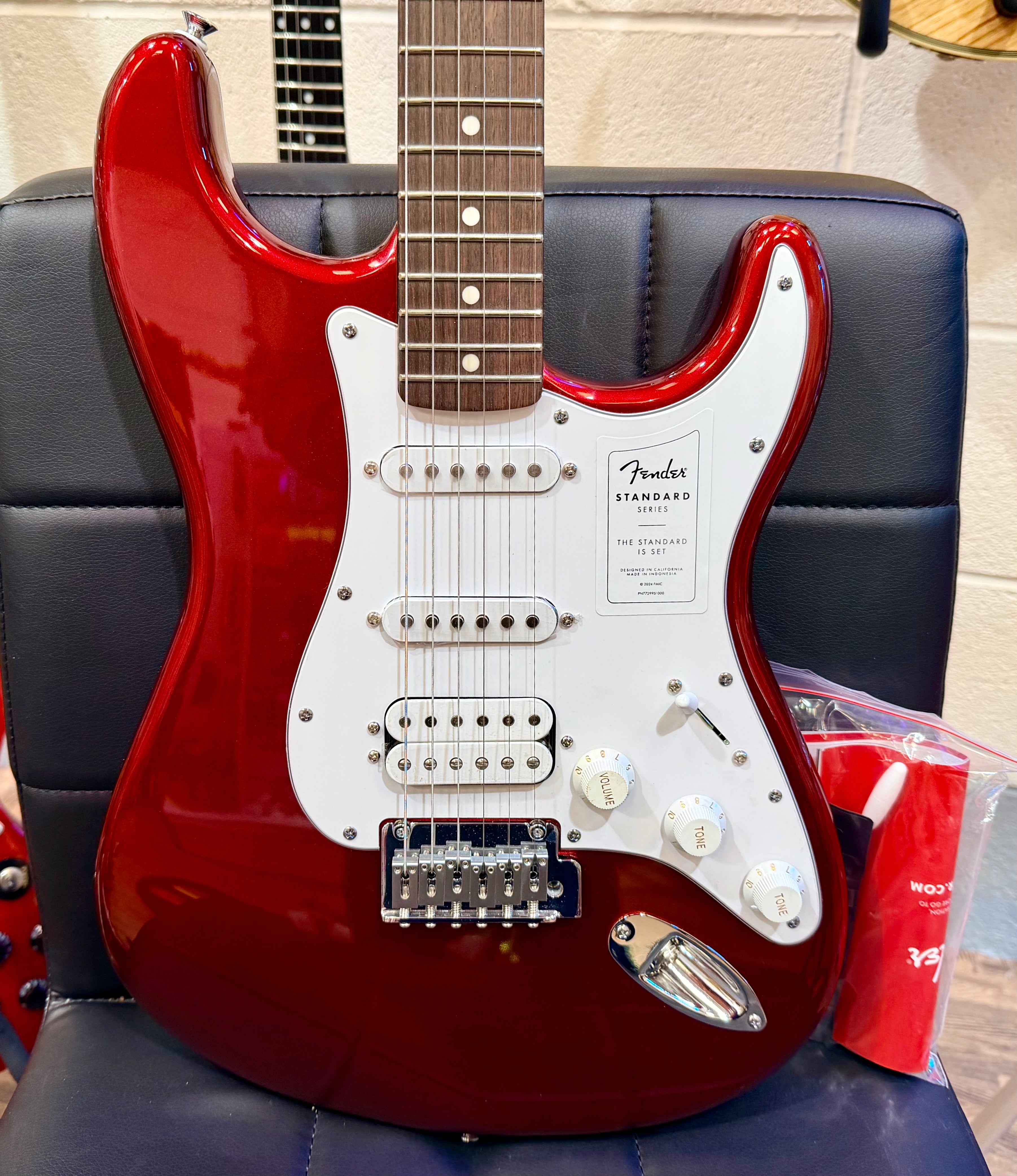 🌟NEW 2025🌟 Fender Standard HSS Stratocaster~ Candy Cola Red~ Electric Guitar!