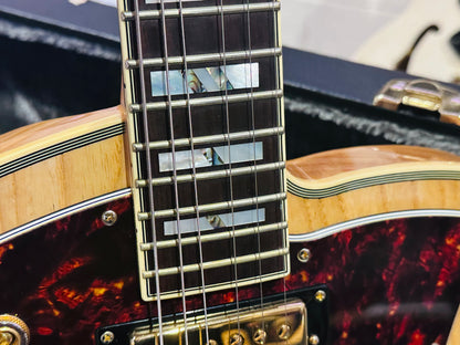 🌟MINT🌟 D'Angelico Ludlow Deluxe~ Swamp Ash Natural~2018~ Hard Case~MUST SEE 🌟