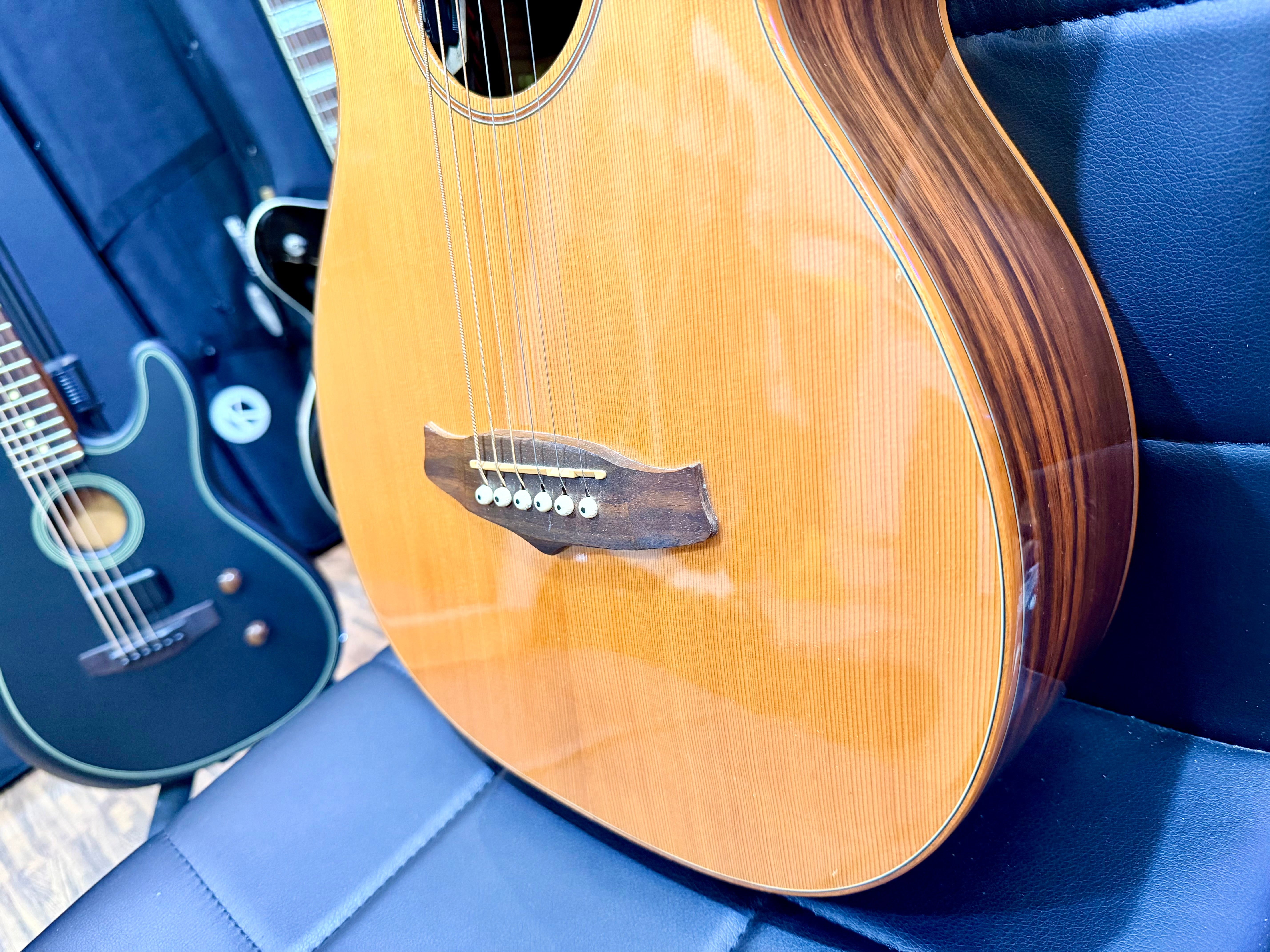 🌟 Tanglewood Exotic Java TWJPE Parlour Electro Acoustic + Hard Case~Stunning 🌟