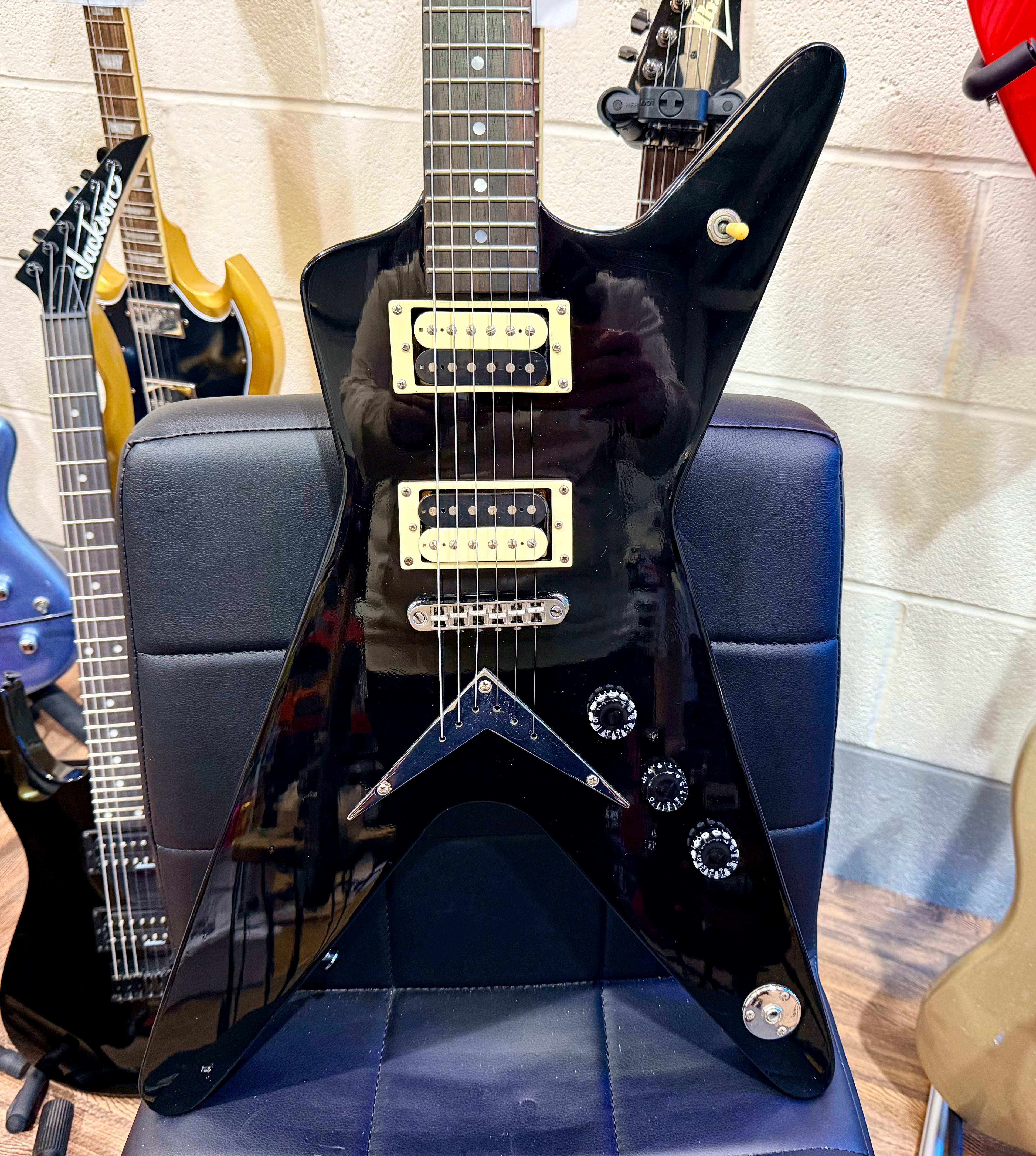 🔥 DIMEBAG DARRELL 🔥 Dean DBD T Tribute ML Dimebag Model~ Gloss Black~ Mid 00’s