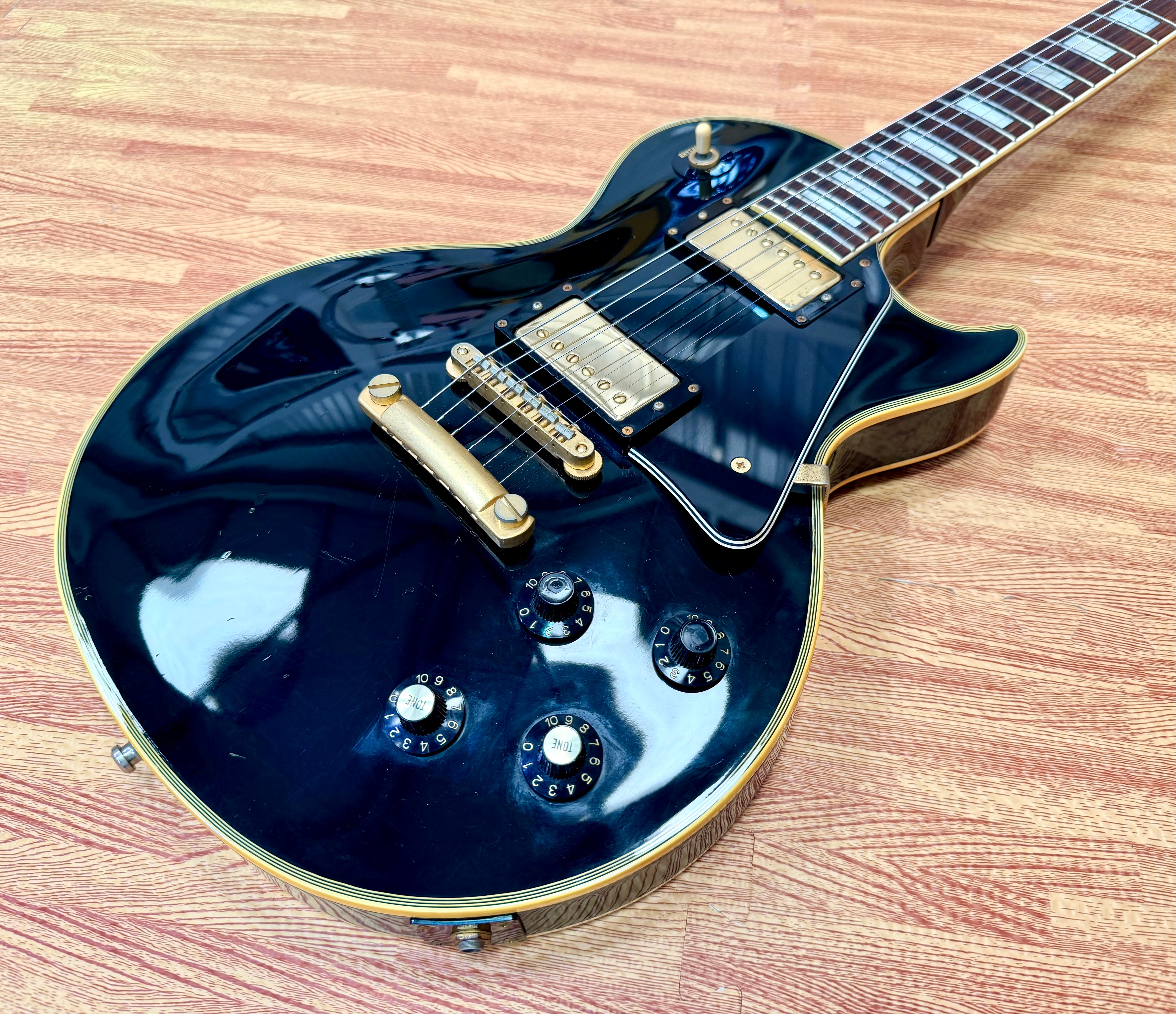 🇯🇵 1992 Greco EGC-480 Mint Collection Les Paul Custom~ MIJ Japan Ebony 🇯🇵