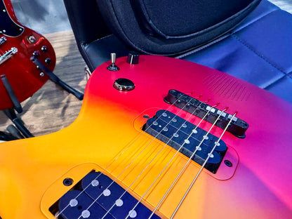 🔥 Enya Nova Go Sonic~ Volcanic Red~ Smart Electric Guitar~Speaker & FX + Bag 🔥