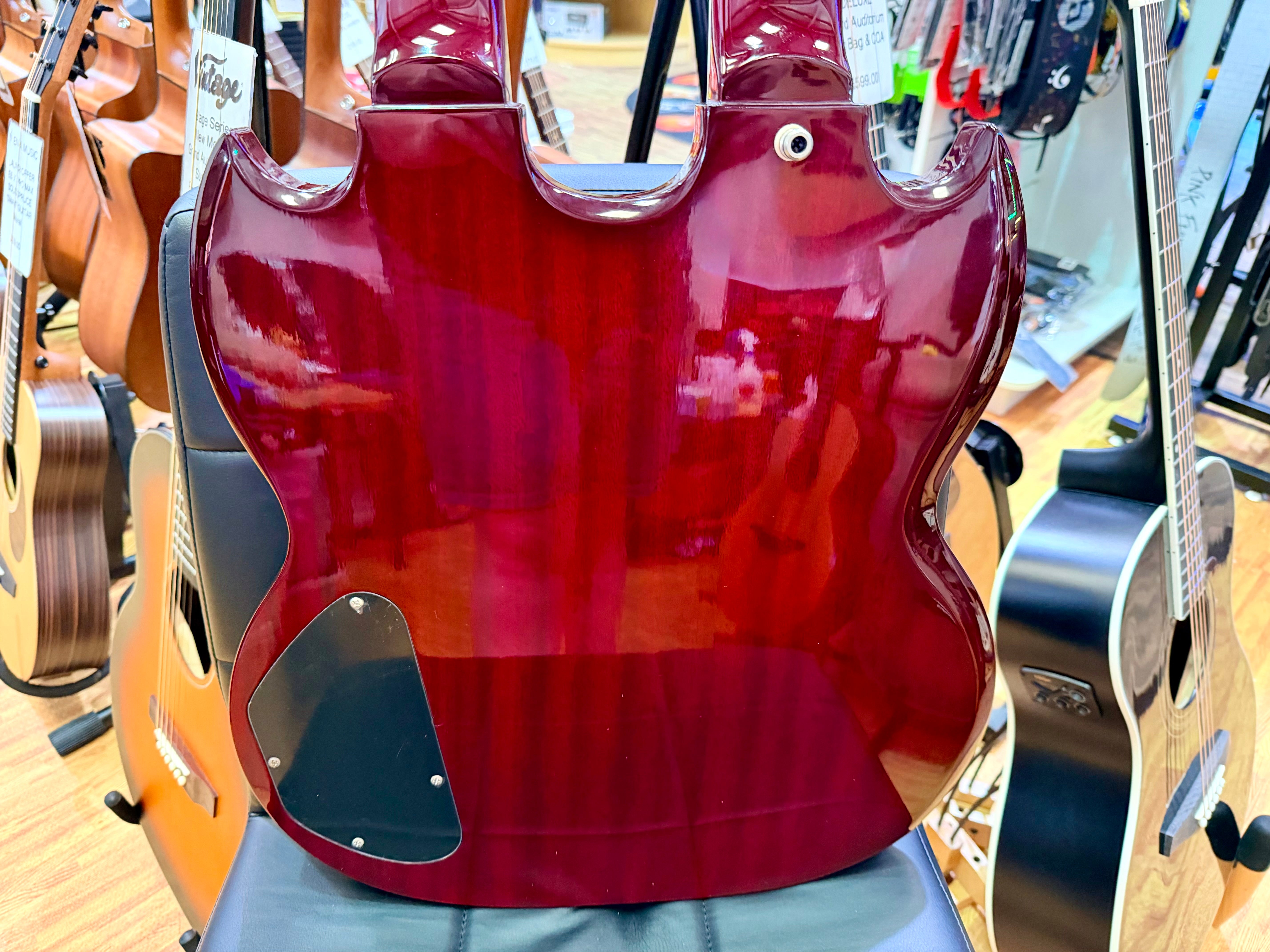 ⚡️RARE⚡️ Epiphone G-1275 Double Neck Cherry~ 2014 Limited Edition 6/12 String!
