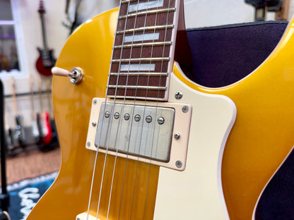 🌟NEW 2025🌟 Cort CR200 Gold Top Les Paul Cutaway Electric Guitar~ Classic Rock!