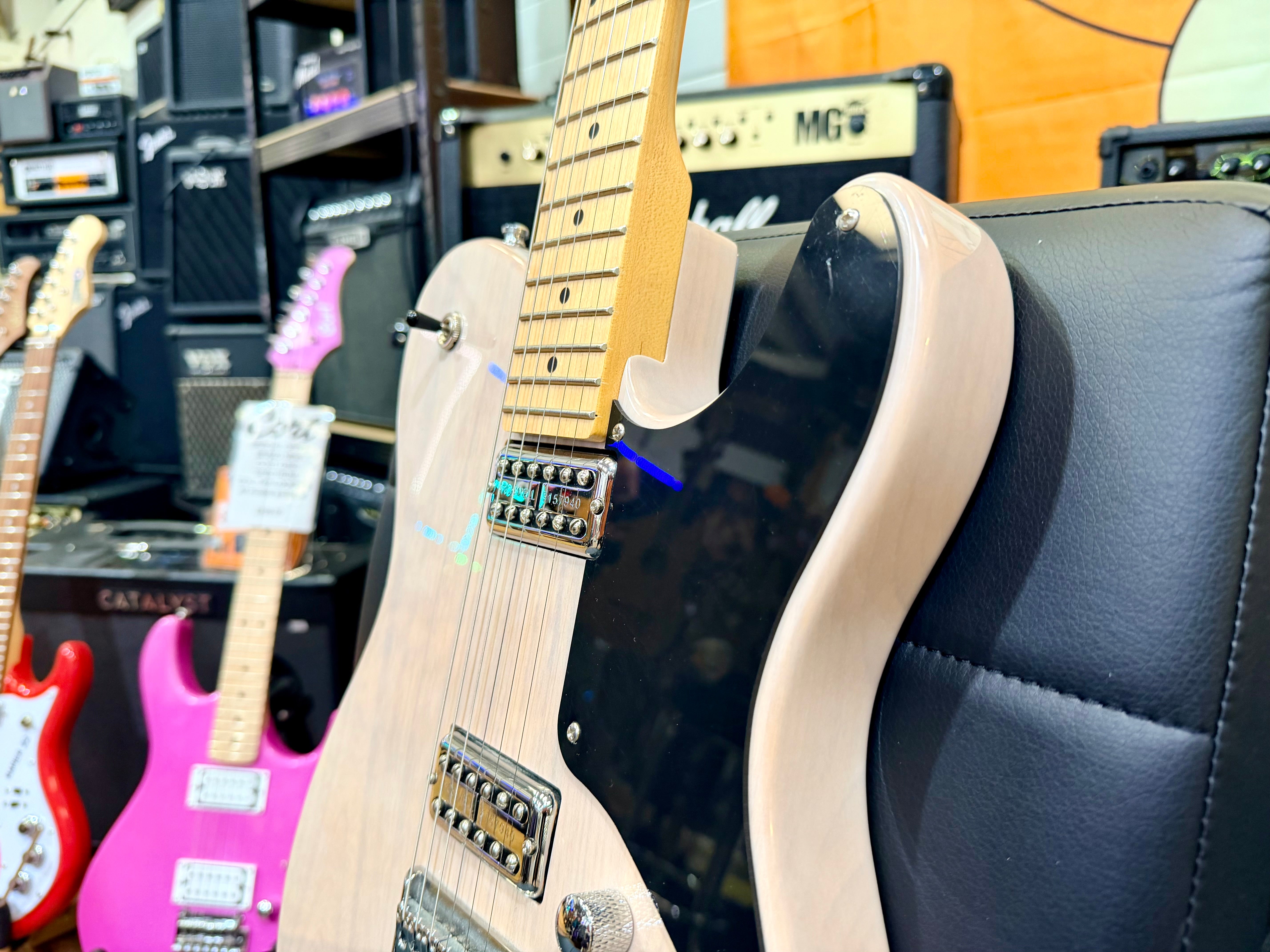 ✨ Harley Benton TE-90FLT VW Deluxe Series Vintage White~ Tele ‘Cabronita’ ✨