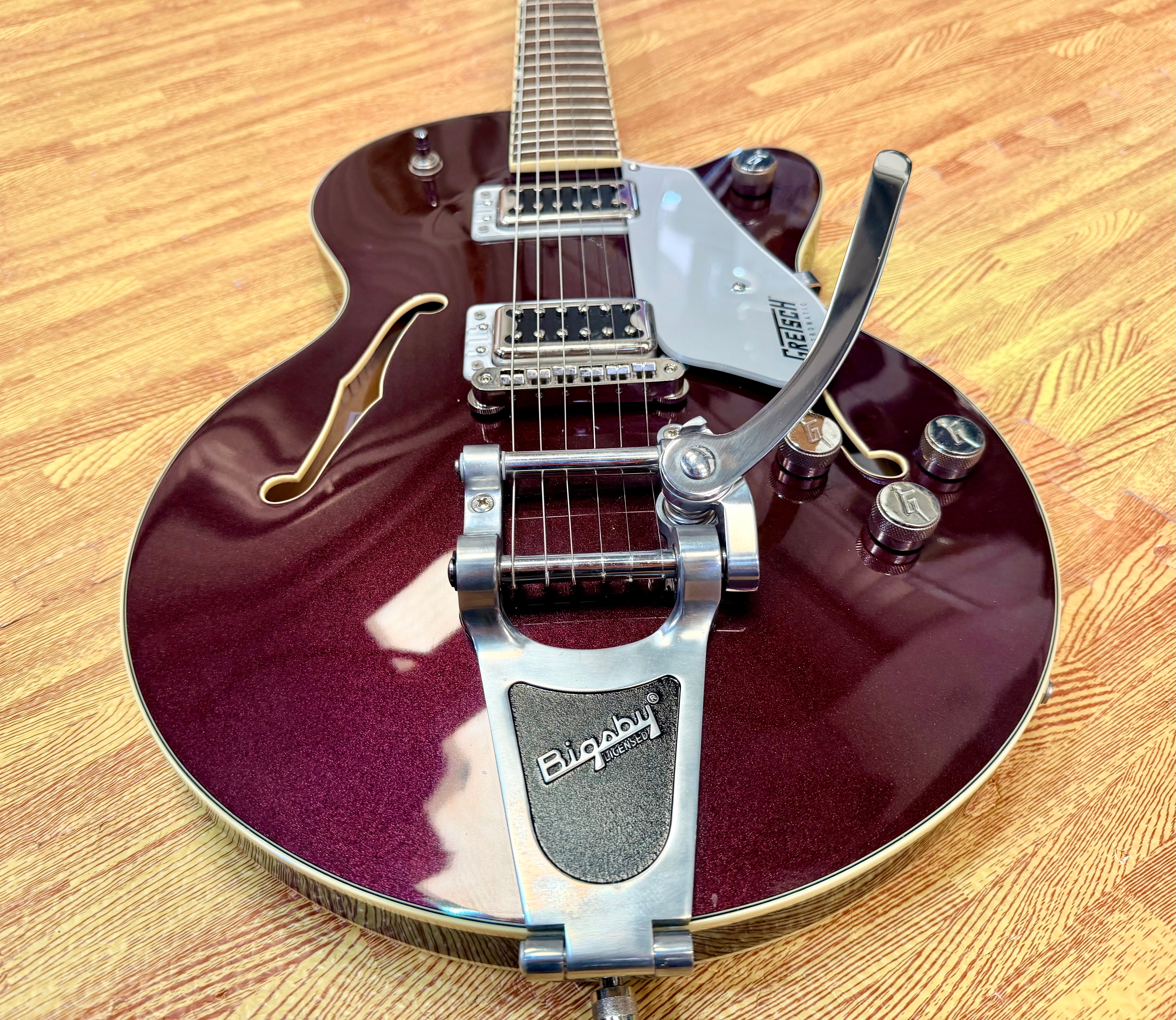 🍒2022🍒 Gretsch G5655T Electromatic Center Block Jr. Dark Cherry Metallic!
