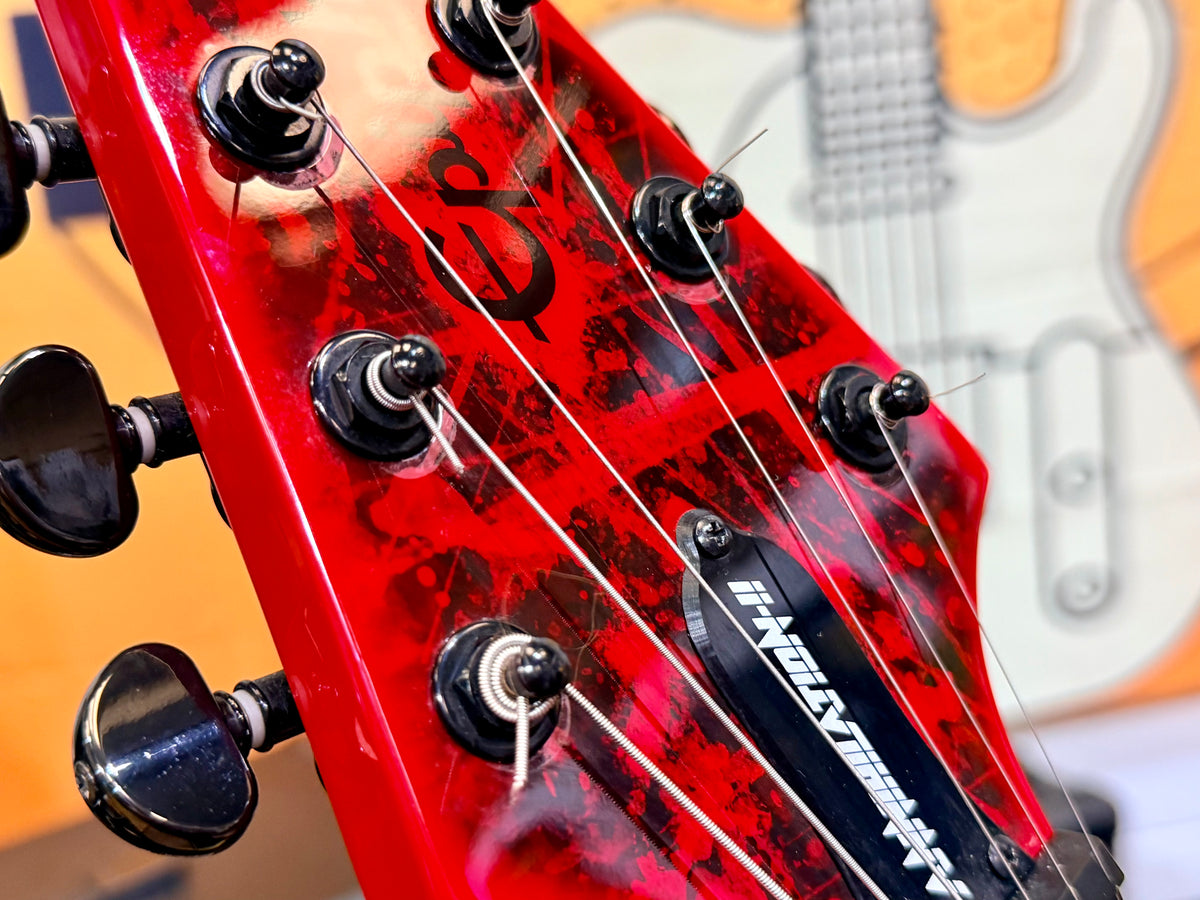 🔥RARE🔥 2016 Epiphone Jeff Waters Annihilation II Flying V~ Annihilator Red!