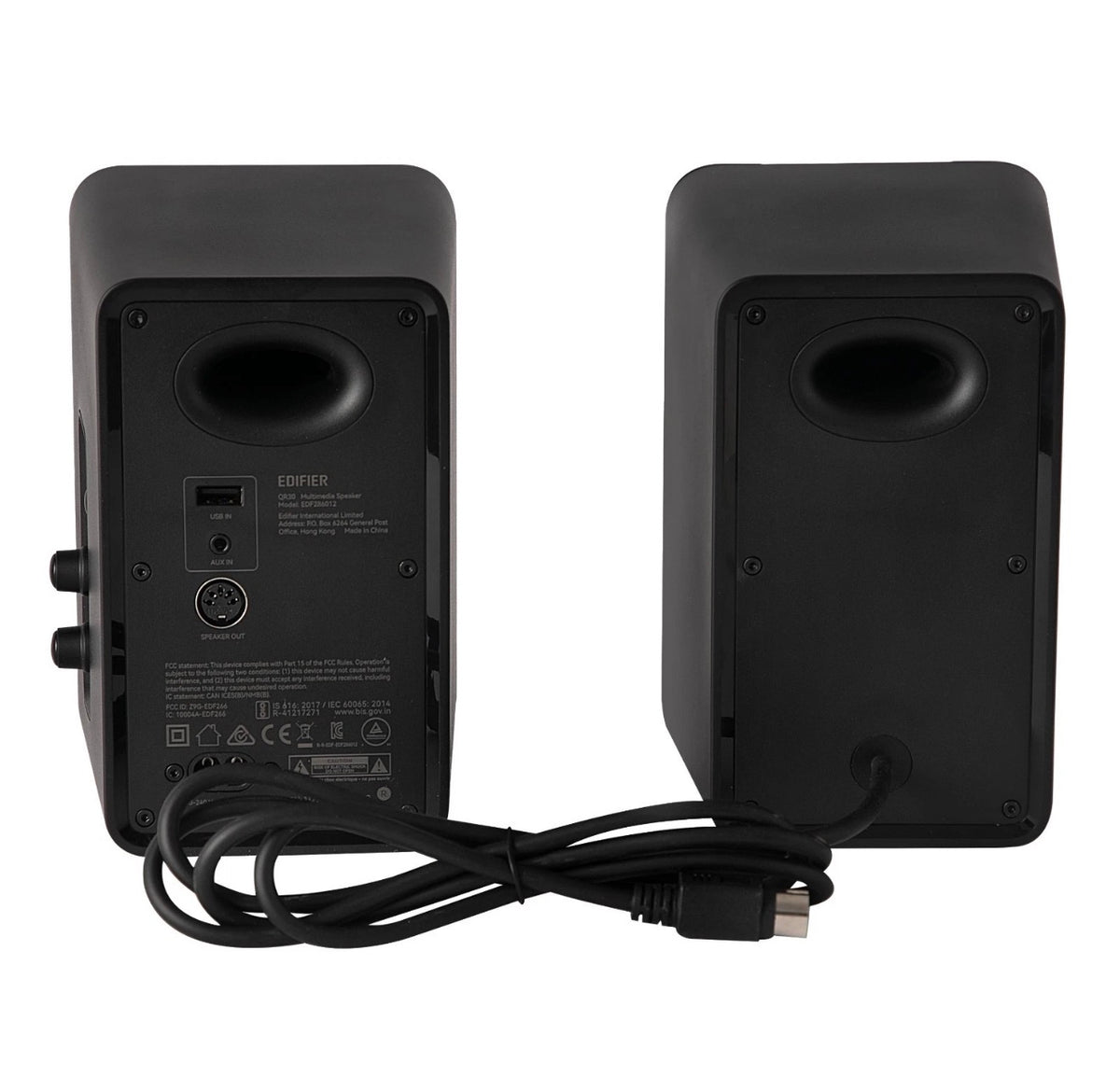 Edifier QR30 Active Bluetooth Bookshelf Gaming 2.0 Speaker Set - Black