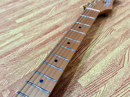 ⚡️2026⚡️ JET Guitars JT-600 Roasted Maple~ Flamed Maple Purple & Gold~NEW LAUNCH