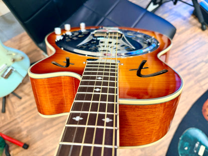 ☀️2010☀️ Fender FR-50CE Cutaway Electro Acoustic Resonator Guitar~ Sunburst!