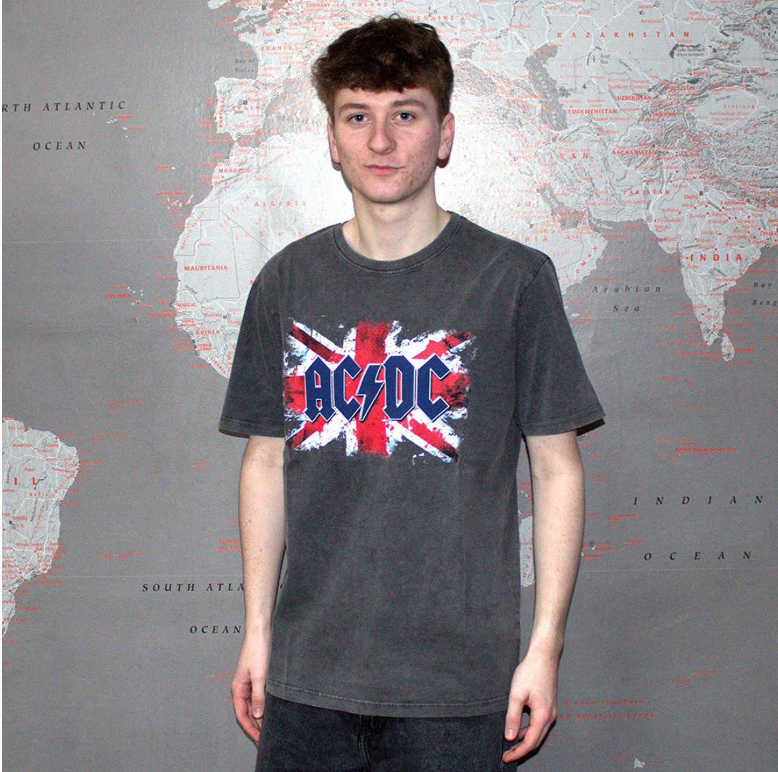 AC/DC Unisex Flag T-Shirt~ Official Licensed Unisex Band Merchandise FREE POST