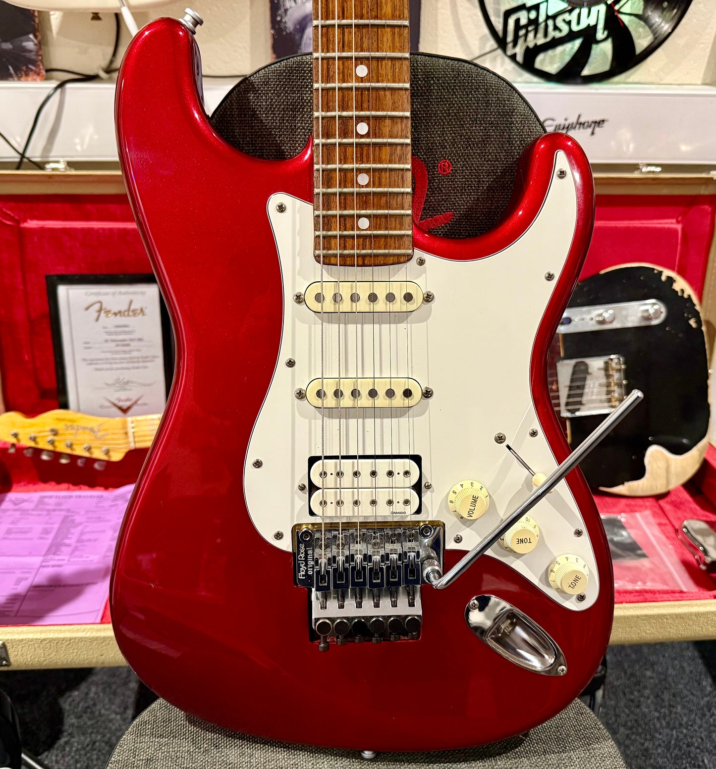 🔥1991 JAPAN🔥 Fender HRR 60’s Stratocaster~ Hot Rod Reissue~Floyd Rose~Dimarzio