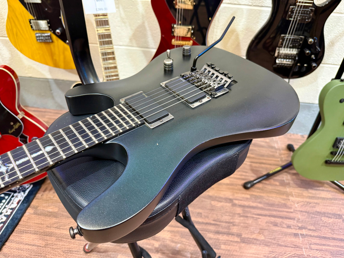 🔥RARE🔥 Cort EVL K6 Satin Black~ Korean Made 2006 Model~ Active EMG P’ups!