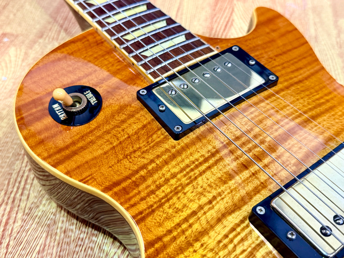 🇯🇵1996🇯🇵 Orville LPS-80F Les Paul Deep Cherry Tiger Top MIJ Japan Import!