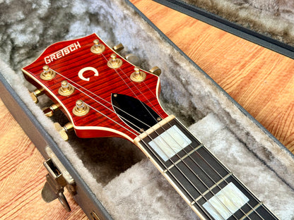 ✨1990✨ Gretsch 6120 Nashville Western Orange MIJ Terada~ Bigsby~ Japan + Case!