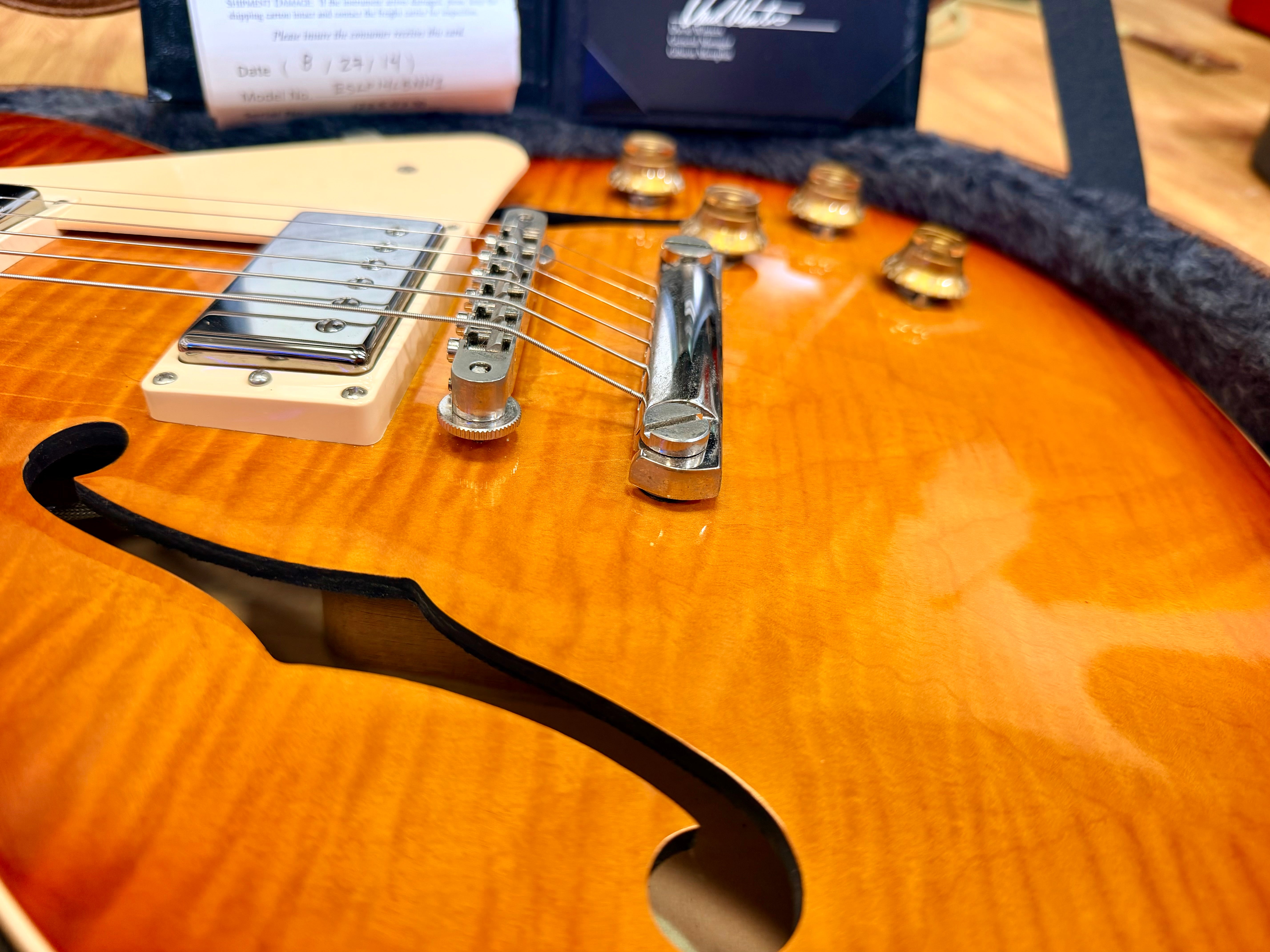 🔥RARE🔥 Gibson Memphis ES-Les Paul 2014~ Honey Burst Semi-Hollow~ USA + Case/COA