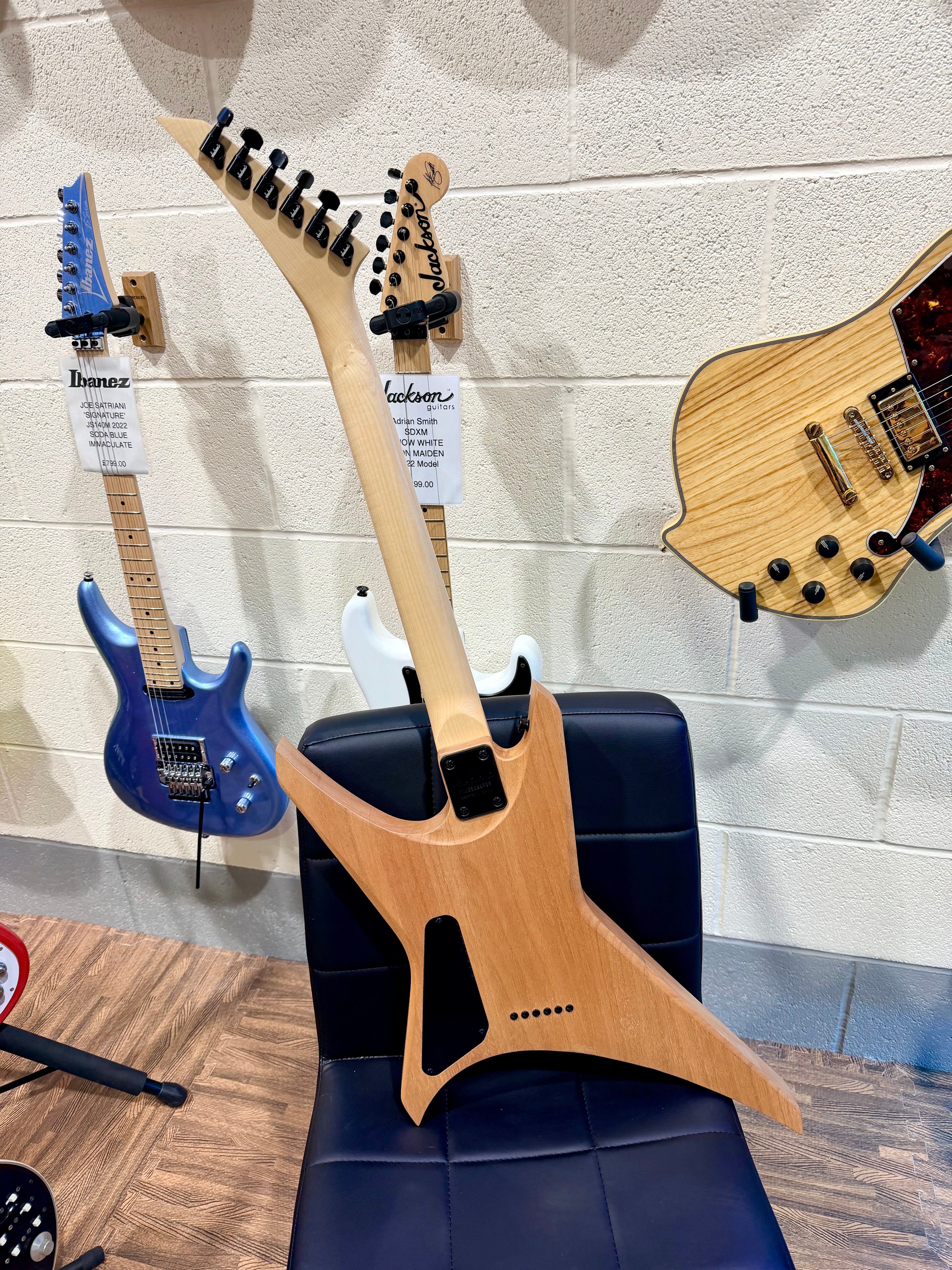 🔥EX-DEMO 2025🔥 Jackson JS Series Warrior JS32T~ Natural Oil Electric Guitar!