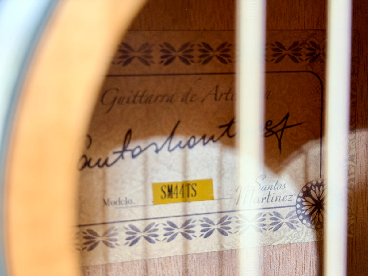 ✨EX-DEMO✨ Santos Martinez SM440TS Thin Body Electro Classical Nylon Guitar!