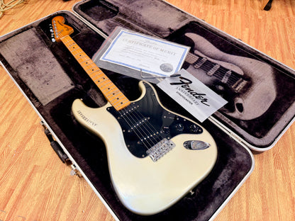 ✨1979✨ Fender 25th Anniversary American Stratocaster~ Porsche Silver + Case/COA