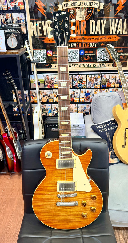 🇯🇵1996🇯🇵  Orville LPS-80F Les Paul Standard~ Cherry Sunburst~ Japan Import!