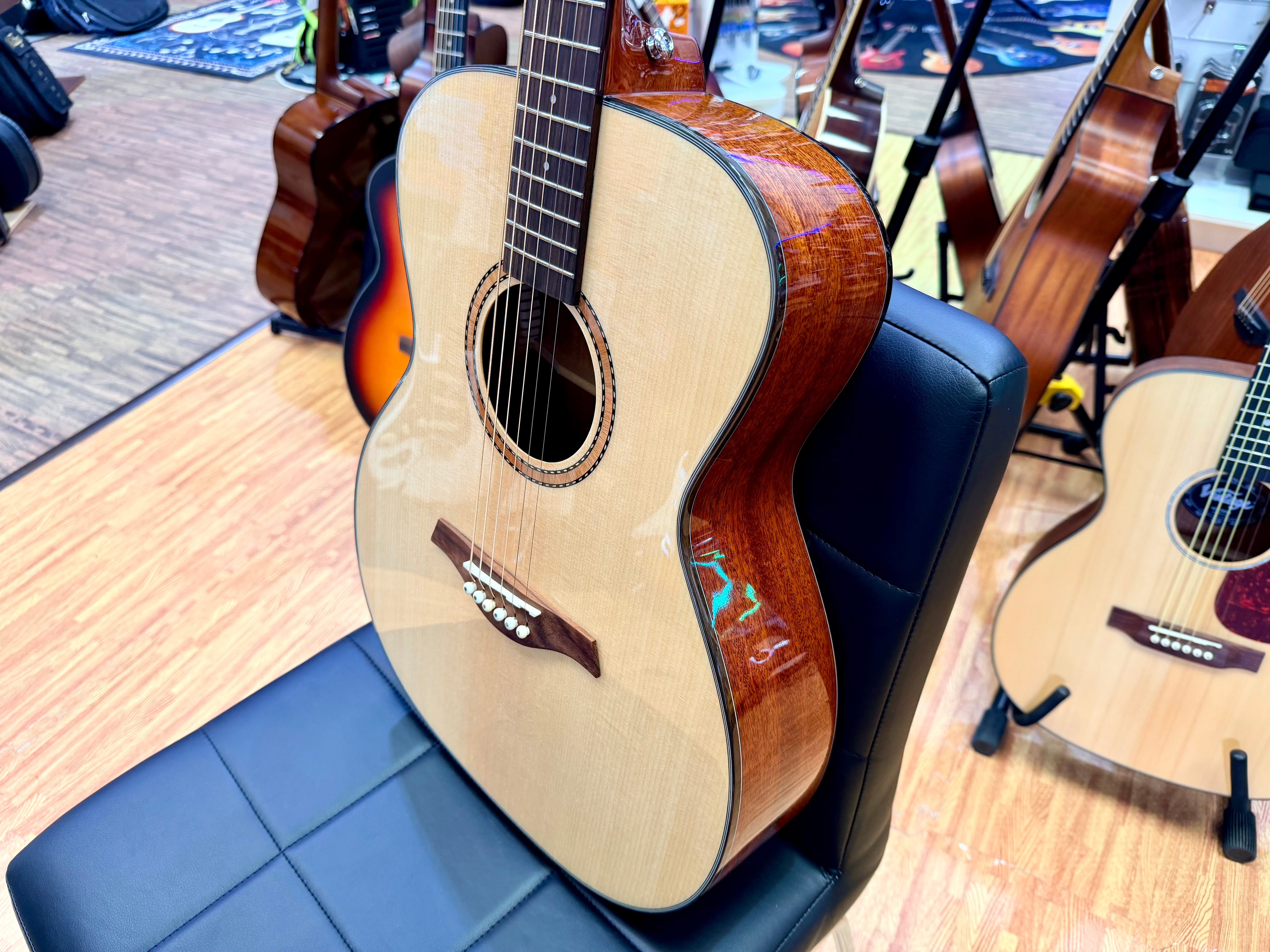 ✨ Vintage V1650N Performer Series Acoustic Orchestra OM Guitar~ Natural Gloss ✨