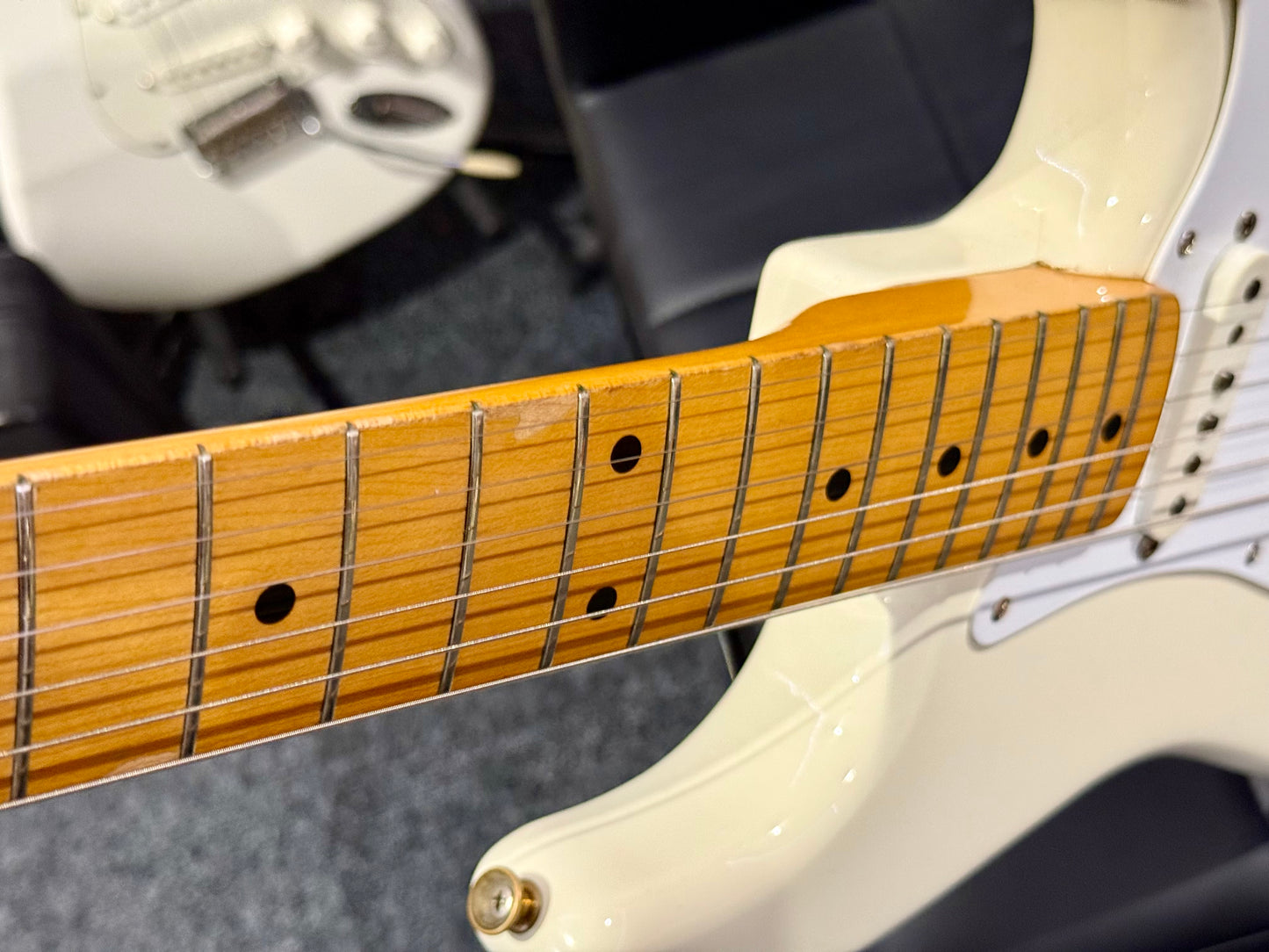 🌟 1983 JAPANESE VINTAGE 🌟Fender Squier JV Stratocaster~ 57 Spec~ Vintage White