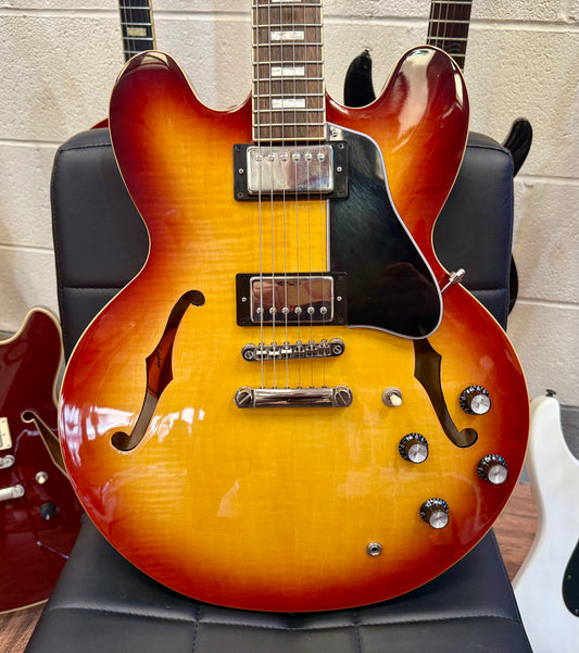 🌟2024 MINT🌟 Epiphone ES-335 Figured~ Raspberry Tea Burst~ Inspired By Gibson!
