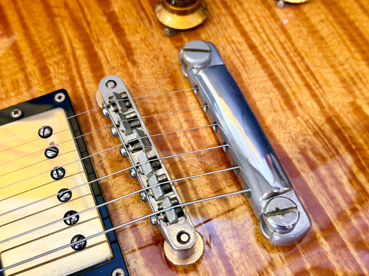 🇯🇵1996🇯🇵 Orville LPS-80F Les Paul Deep Cherry Tiger Top MIJ Japan Import!