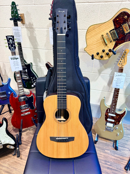 🔥NEW🔥 Enya EB-X1 EQ Pro 1/2 Sized Electro-Acoustic Travel Guitar~ Smart Pickup