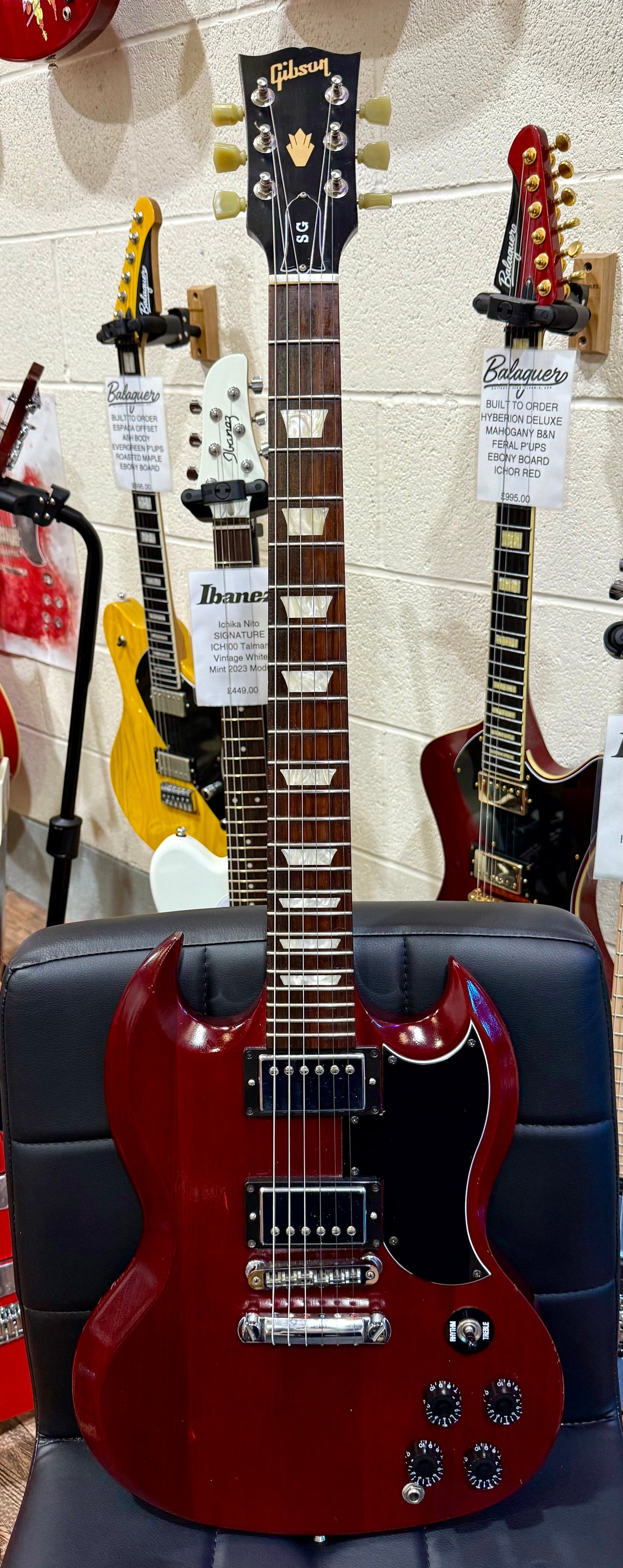 🌟2013🌟 Gibson SG '60s Tribute USA~ Worn Cherry~ Burstbucker Pickups!