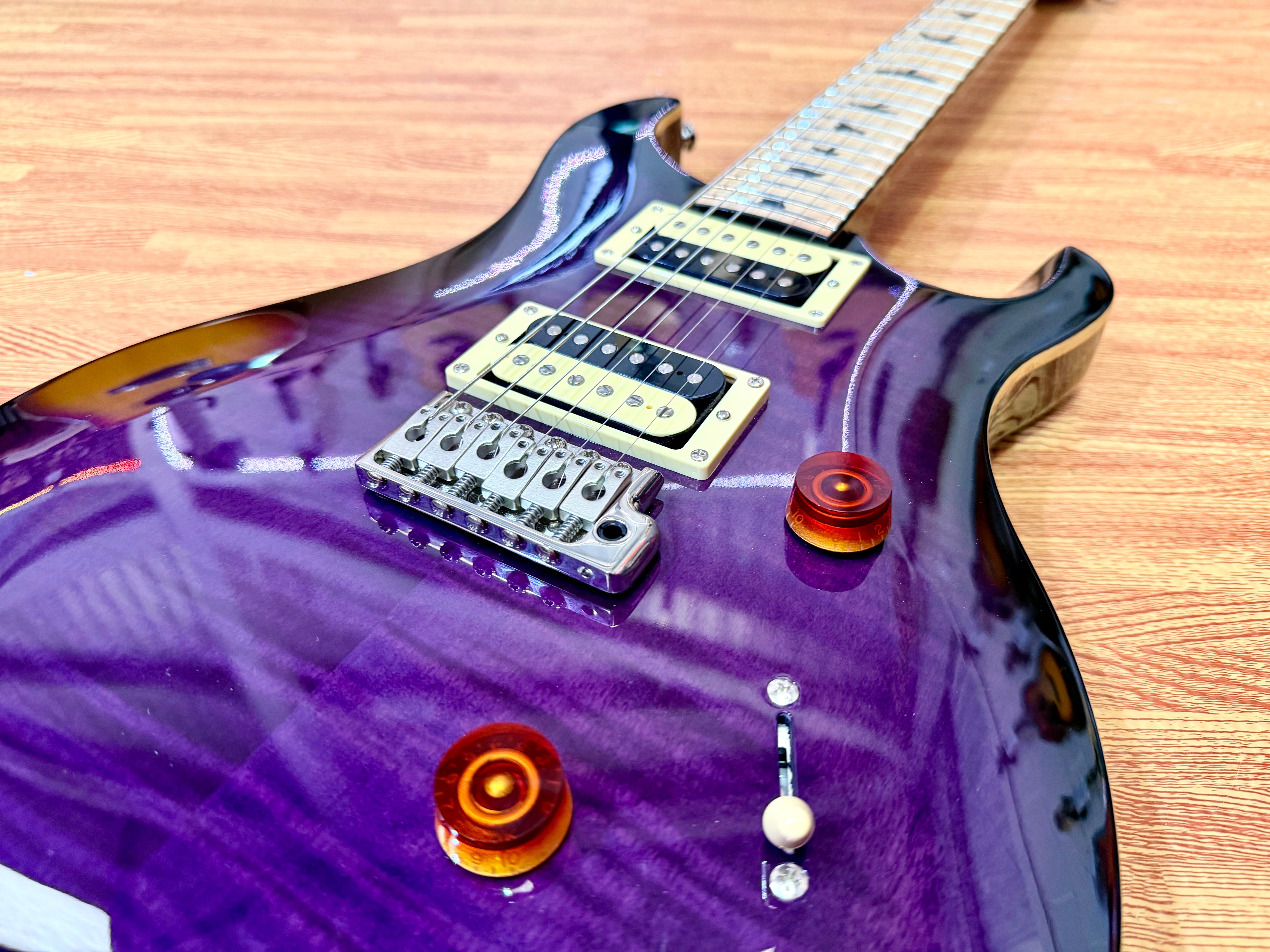 ⚡️2019⚡️ PRS SE Custom 24 Ltd Edition~ Purple Mist~ Satin Maple Neck~ Cherished!